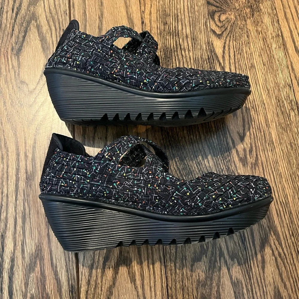 Bernie Mev Muliti Color Platform Shoes Size 39